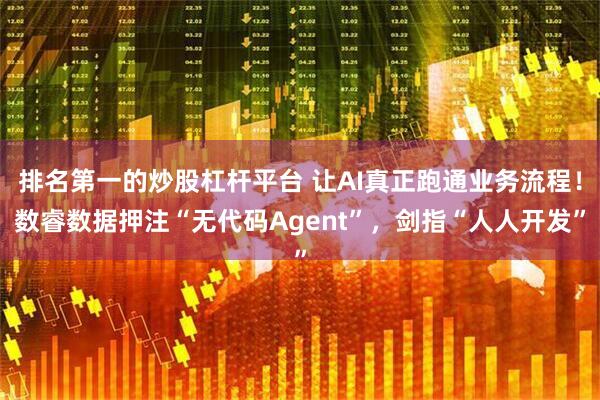 排名第一的炒股杠杆平台 让AI真正跑通业务流程！数睿数据押注“无代码Agent”，剑指“人人开发”